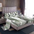thumbnail image 1 of Erosebridal Minimalst Sheet Set Queen for Adult, Abstract Ombre Bedding Sets Queen Size, Stripes Decor 4-Piece, 1 of 7