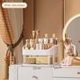 thumbnail image 1 of EGNMCR Cosmetic Storage Box Desktop Storage Dusted Proof Mask Lipstick Crossed Border Plastic Storage Shelf A receptacle, 1 of 6
