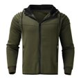 thumbnail image 4 of Veste Cardigan à Capuche à Manches Longues Repliée pour Homme d'Automne, 4 of 6