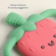 thumbnail image 3 of Itzy Ritzy Chew Crew Strawberry Silicone Teether for Infants, Fruit-Shaped Teether, 3+ Months, 3 of 6