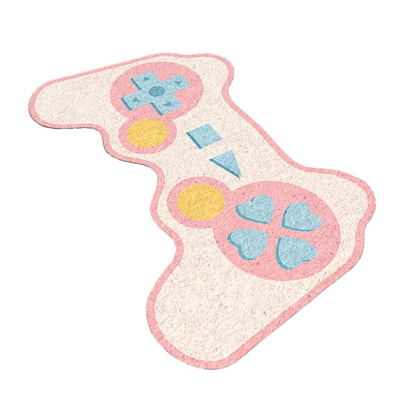 Hearth & Gear Cute Gaming Rug Cartoon Game Console Game Controller Floor Mats Non Extra Soft Absorbent Rugs Machine Washable Mat Game Room Carpet Shower Mat Indoor Door Mat Throw Blanket Fall Theme