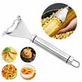 thumbnail image 2 of Peeler Kitchen Gadget for Efficient Corn Stripping and Slicing – Stainless Steel 430 Durable Peeler Tool for Home Kitchen Use, 2 of 7