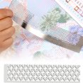thumbnail image 2 of 5D Diamond Painting Mesh Grid Ruler Stainless Steel Net Drawing Embroidery Art Tool, Square, 2 of 8