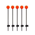 thumbnail image 1 of jinwen 5 Pcs Canne à Pêche sur Glace Pointe Supérieure Ressort Boule Rouge pour Accessoires de Pêche Grande, 1 of 9