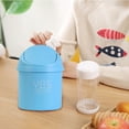 thumbnail image 2 of TIELUTT 1PC Desktops Covered Kitchen Living Room Can Flip Sundries to Store Mini Can Liners Paper Bags Recycling Tall Kitchen Bags Unscented Bags Contractor Bags Tall Kitchen, 2 of 5