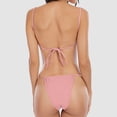 thumbnail image 2 of Birdeem Ensembles de Bikinis à Bretelles Larges Décontractés Mode Couleur Unie pour Femmes, 2 of 6