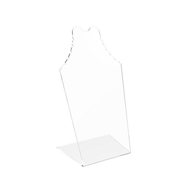 FixtureDisplays® Clear Acrylic Plexiglass Necklace Jewelry Stand Countertop Display 11620-7B