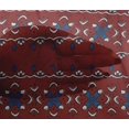 thumbnail image 4 of oneOone Viscose Chiffon Fabric Floral Block Printed Fabric 1 Yard 42 Inch Wide, 4 of 4