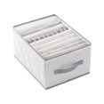thumbnail image 2 of Meitianfacai Clothes Organizer Storage Box, Foldable Clothing Storage Box Wardrobe Classification Container Household Clothing Bedroom Socks Pants Drawer Organizers, 2 of 7
