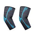 thumbnail image 1 of 1 Pair Elbow Compression Sleeve, Nylon Elastic Elbow Compression Support Sleeve Anti Slip Breathable Elbow Braces for Workout, Weightlifting, 1 of 8