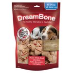 DreamBone Chicken Mini Bones 45 Count – Rawhide-Free Dog Chews Made with Real Chicken, Easy-to-Digest Value Pack for Small Dogs & Everyday Treating