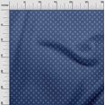 thumbnail image 3 of oneOone Rayon Blue Fabric Asian Floral Block Sewing Material Print Fabric By The Yard 56 Inch Wide, 3 of 5