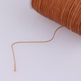 thumbnail image 4 of veasfak 1x Round Waxed Thread Cord Leather Sewing Hand Stitching Jewelry Craft Brown, 4 of 8