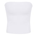 thumbnail image 5 of Weiqiqre Spring+Tops+for+Women Strapless Crop Tops Basic Backless Sleeveless Bandeau Going Out Cute 2025 Summer Clothes, 5 of 5