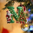 thumbnail image 3 of Christmas Tree Decorations,26 Letters Christmas Tree Decoration Pendant Christmas Tree Ornaments Personalized Diy Christmas Ornaments Christmas Decoration Xmas Tree Hanging Decor Feature, 3 of 4
