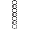 thumbnail image 1 of Monarch Aluminum Ring Rain Chain,8-1/2 Feet Length (Flat Black Powder Coated), 1 of 9