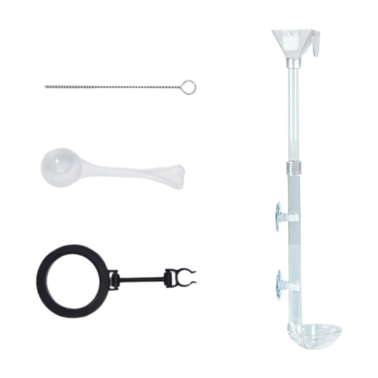 koolsoo Trousse de Tube d'Alimentation en Acrylique Installation Facile Réservoir Transparent Fournitures d'Alimentation L