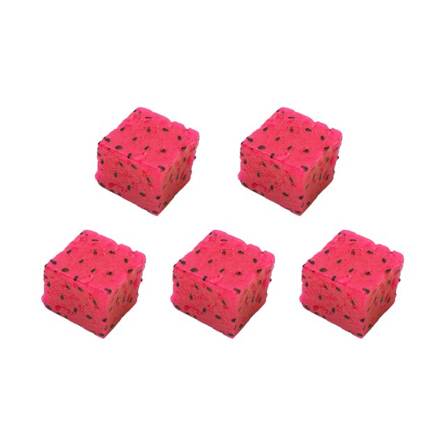 Wweixi 5pack/lot Long-lasting PVC Fruit Slice Model For Store Samples Mall Emissions Watermelon Slices 17