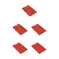 thumbnail image 3 of Youkk Polyester Chenille Bath Mat - Strong Water Absorption Exquisite Crafted Soft Texture No Shedding Orange Red 40cm*60cm 5Set, 3 of 6