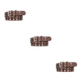 thumbnail image 2 of Decodeary Ceinture Double Boucle Sans Fil en Vrac pour Jeans Femmes Style Net Ceinture Fête Punk Épingle Robe Café 115cm 3ensemble, 2 of 6