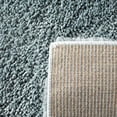 thumbnail image 5 of Safavieh August Shag Collection AUG900J Solid 1.2-inch Thick Accent Rug, 2'3" x 4', Aqua, 5 of 5