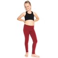 thumbnail image 2 of Stretch Is Comfort Girl's Cotton Leggings | Child Size 4 -14, 2 of 5