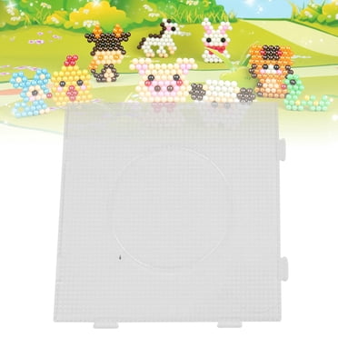 DIY Perler Beads,Transparent Geometric Pegboard Template Perler Beads DIY Fuse Beads Elevate Your Experience
