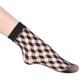 thumbnail image 4 of 1 Pairs Women Lace Ankle Socks Fishnet Short Stockings, 4 of 4