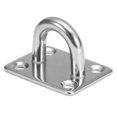 thumbnail image 3 of eccomum 4pcs Pad Eye Plates Marine Hardware Multifunctional Wall Mount Hook Loops, 3 of 7
