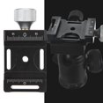 thumbnail image 4 of Quick Release Plate Adapter, Unique Design Aluminum Alloy 1/4in Screw Hole Quick Release Plate Clamp With Strap Buckle For Tripod Ballhead, 4 of 8