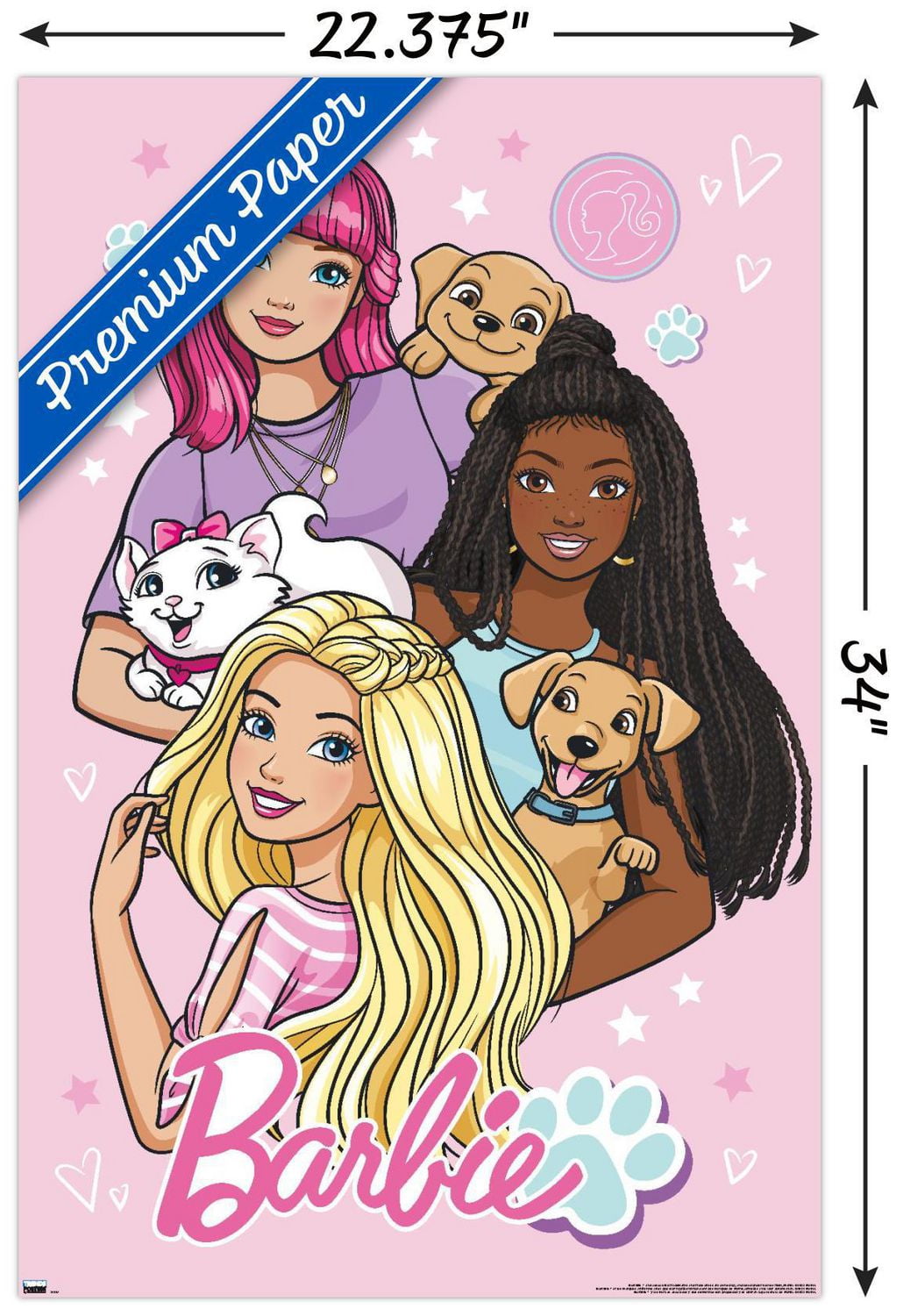 Mattel Barbie - Cute Wall Poster, 22.375" x 34"