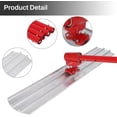 thumbnail image 4 of Bull Float Magnesium Concrete Float, 48x8" Aluminum Alloy Concrete Float Tool, with 4 Handles and Bull Float Bracket, Bull Concrete Kit Finishing Bull Float for Concrete Finishing, 4 of 6
