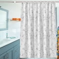 thumbnail image 3 of Binwennn Rideaux de Douche avec Crochets Rideau de Douche en Tissu Imprimé Rideau de Douche Épaissi Style Nuage avec Crochet, 3 of 7