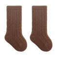 thumbnail image 1 of Boys Knee High Socks Children's Solid Colour Newborn Socks Socks Christmas Socks Coffee 4M, 1 of 2
