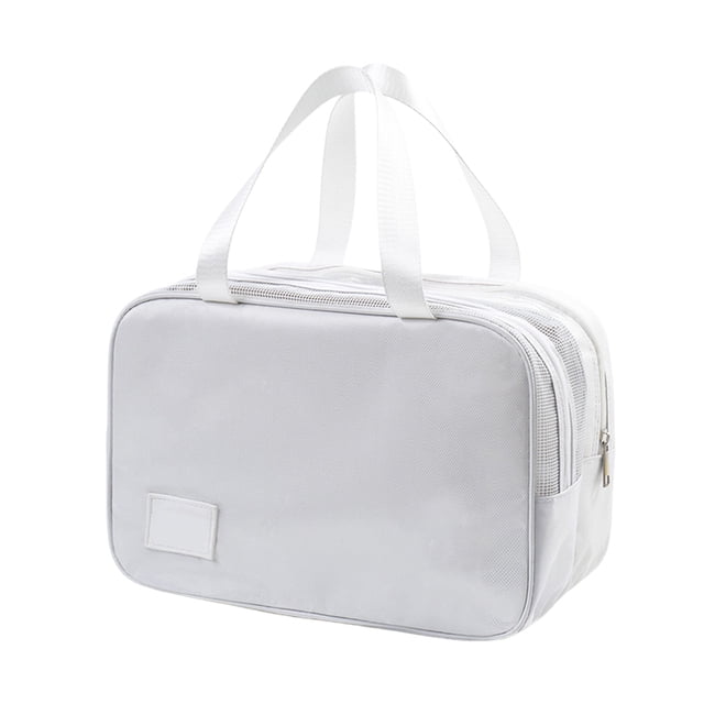 Fesfesfes Travel Toiletry Management Bag Waterproof Cosmetic Case Dry Wet Separation System Large Capacity Storage Solution for Business Trips Vacations Gym