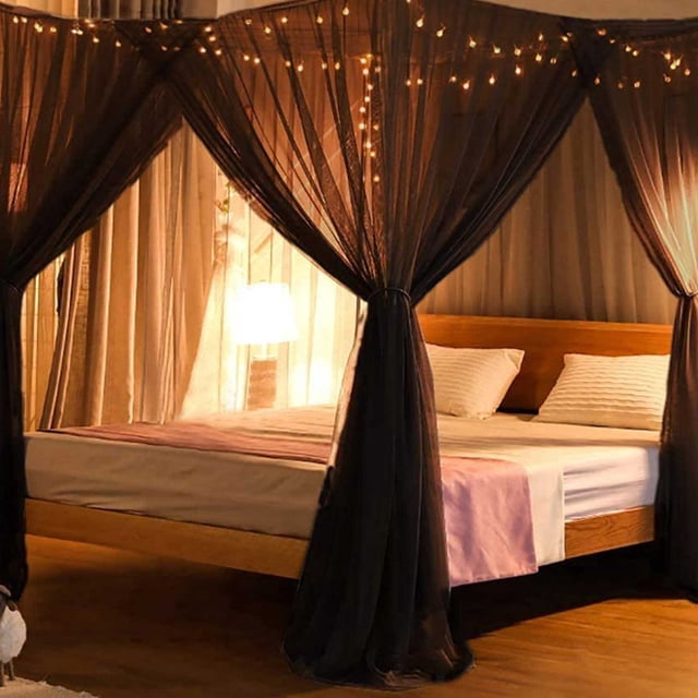 Net Bed For Bed Exgra Large Bed Curtains Mosquito Netting For Bed To Size Easy Installation-Garden Camping Travel