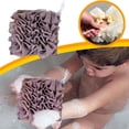 thumbnail image 1 of Bathroom Products Shower Loofah With Drawstring Soap Holder & Maker Soft Scrubbing Sponge For Rich And Back Scrubbing, 1 of 6