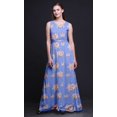 thumbnail image 3 of Bimba Robe Longue Sans Manches pour Femmes à Imprimé Floral Style Chic Maxi-Robe-Xxx-Grand, 3 of 6