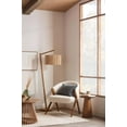 thumbnail image 2 of Bouclair Fauteuil d'Appoint en Tissu Blanc Cassé et Bois, 2 of 10