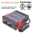 thumbnail image 3 of Lefu 12V/24V/110-220V STC-3028 Digital Dual LED Temperature Controller Thermostat, 3 of 5