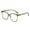 green, variant on Square blue light glasses men and women UV blocking computer glasses transparent lens glasses