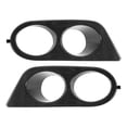 thumbnail image 1 of 2pcs Front Bumper Foglight Cover Dual Holes Car Accessory Fit for E46 M3 2001‑2006Carbon Fiber Style, 1 of 7