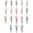thumbnail image 3 of Leather Braided Woven Rope Keychain Lovely DIY Bag Hanging Pendant Exquisite Key Chain Car Keyring Holder Metal Jewelry for Men Gray, 3 of 9