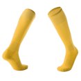 thumbnail image 1 of BYHONG Socks for Women Adult Soccer Socks Solid Color Simple Long Comfortable Breathable Non Running Socks Womens Yellow One Size, 1 of 4