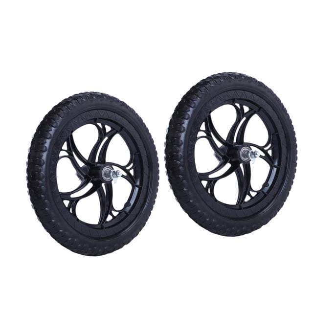 Siruishop 1 Paire de Roues de Draisienne de Rechange Cadeau d'Anniversaire Jouets Roues Stabilisatrices de Réparation Roue Fleur de Prunier