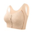 thumbnail image 1 of Timegard Front Closure Bras for Women Flower Lace Wireless Full Coverage Back Smoothing Comfortable Bra, 1 of 4