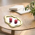 thumbnail image 1 of Women's Ceramic Jewelry Tray Jewelry Tray Jewelry Tray Irregular Cloud Shaped Ceramic Tray Watch Key Tray Ring Tray Suitable For Day/Christmas/Thanksgiving Winter Table Centerpiece Tray for Coffee, 1 of 3