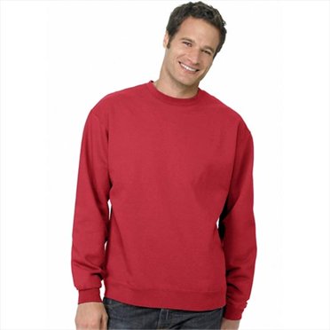 Hanes ComfortBlend EcoSmart Men`s Crew Sweatshirt - Best-Seller, M, Deep Red