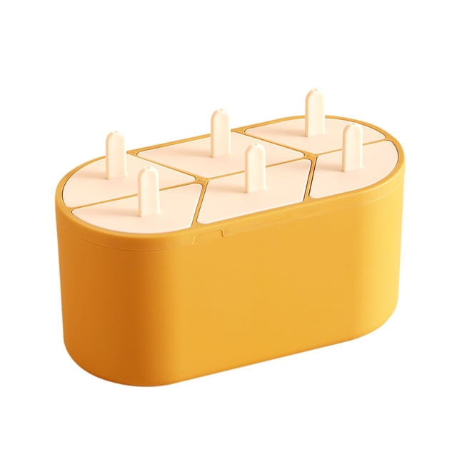 Ice Cream Molds Popsicle Silicone 6-Pcs Silicone Popsicle Mould Popsicle Yogurt Maker Ice Cream Ice Cream Popsicle Molds Ice Cream Pop It Pop It Ice Cream