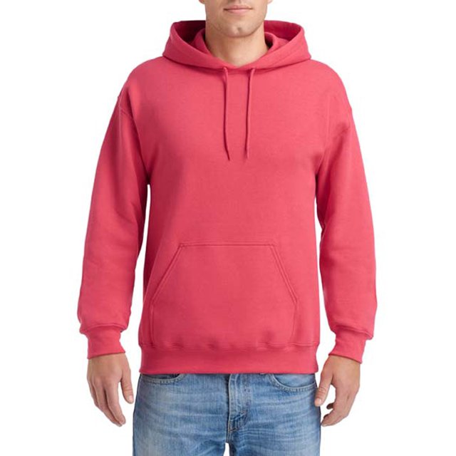 Gildan Mens Heavy Blend Hooded Sweatshirt, L, Paprika